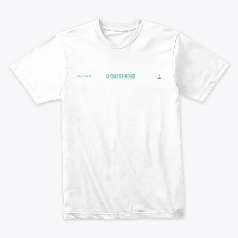 SONSHINE LYRICS WHITE UNISEX TSHIRT