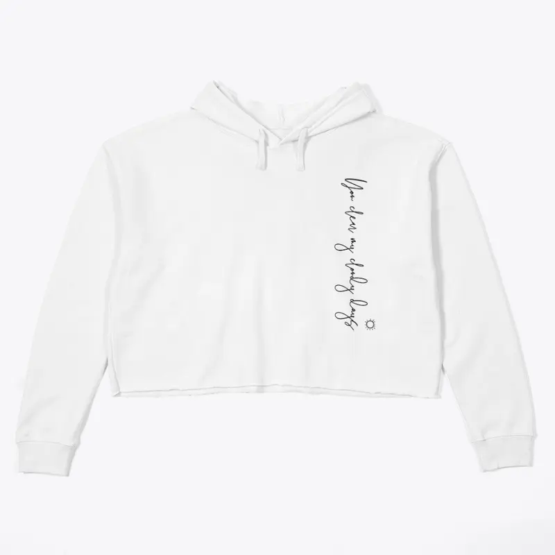 You Clear Cloudy Days Crop Hoodie